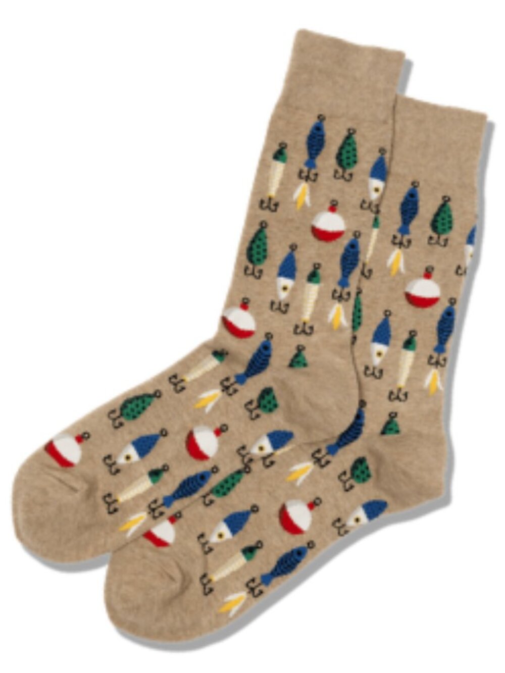 Men's HOTSOX Socks NWT - Fishing Lures Socks